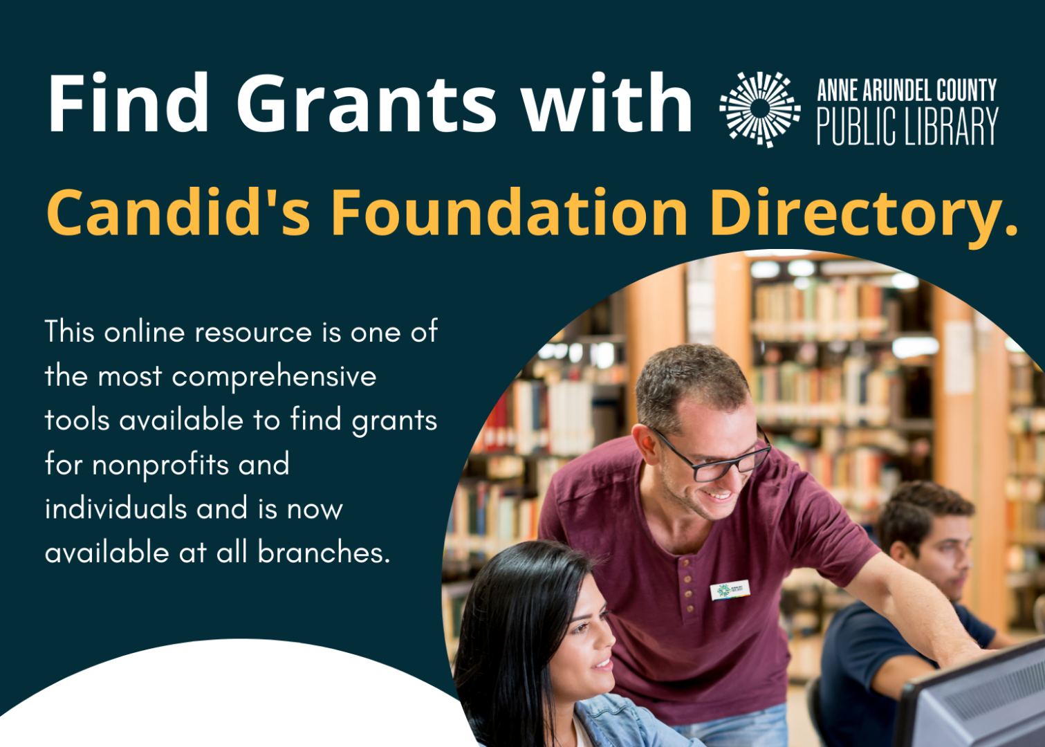 NPC Funds Expansion of Grant Resources at AACPL Anne Arundel